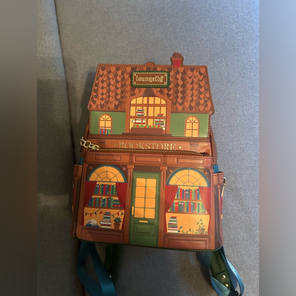 Loungefly bookstore mini backpack bam exclusive